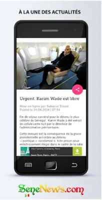 SeneNews android App screenshot 4